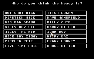 Heavy Bunch (The) atari screenshot